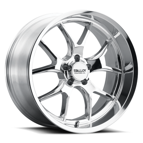 Alloy Creations Ac525 Wheels Rims 18x9.5 5x127 Polished 6mm | 525M-1895J6