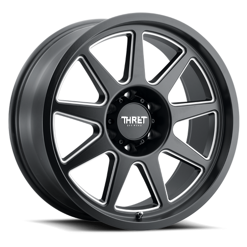 Thret Offroad Flood 705 Wheels Rims 18x9 8x170 Satin Black Milled 18mm | 705GD-1890W18