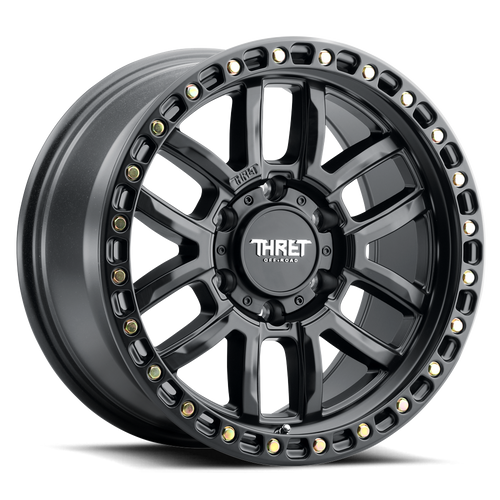Thret Offroad Simulated 707 Wheels Rims 17x9 5x127 Matte Black -12mm | 707F-1790J-12