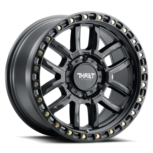 Thret Offroad Simulated 707 Wheels Rims 17x9 6x135 Matte Black 18mm | 707F-1790T18