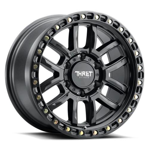 Thret Offroad Simulated 707 Wheels Rims 18x9 5x127 Matte Black -12mm | 707F-1890J-12