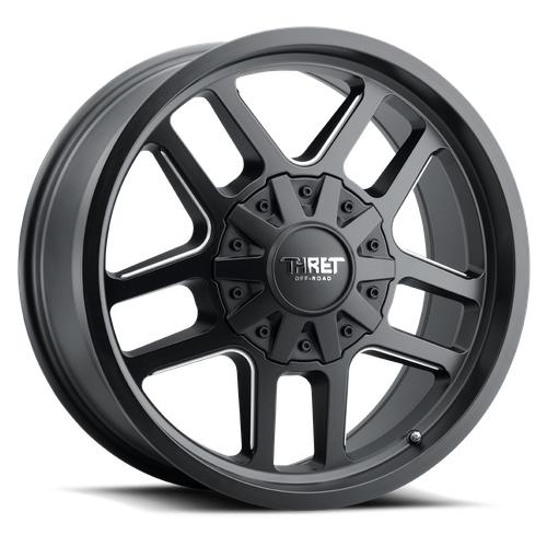 Thret Offroad Radar 809 Wheels Rims 20x10 8x165.1 Satin Black Milled -21mm | 809GD-2010V-21