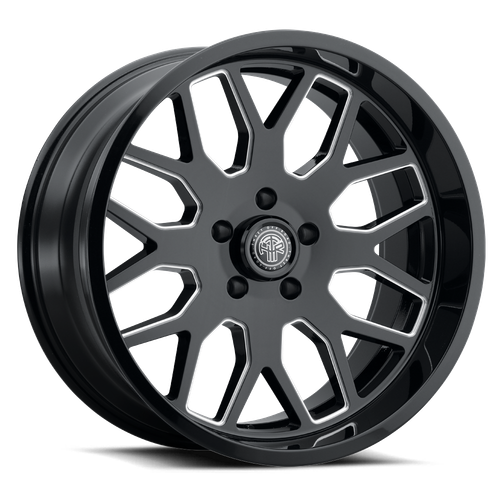 Thret Offroad Monarch 901 Wheels Rims 20x12 6x139.7 Gloss Black Milled -44mm | 901AD-2012U-44