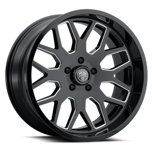 Thret Offroad Monarch 901 Wheels Rims 20x12 8x165.1 Gloss Black Milled -44mm | 901AD-2012V-44