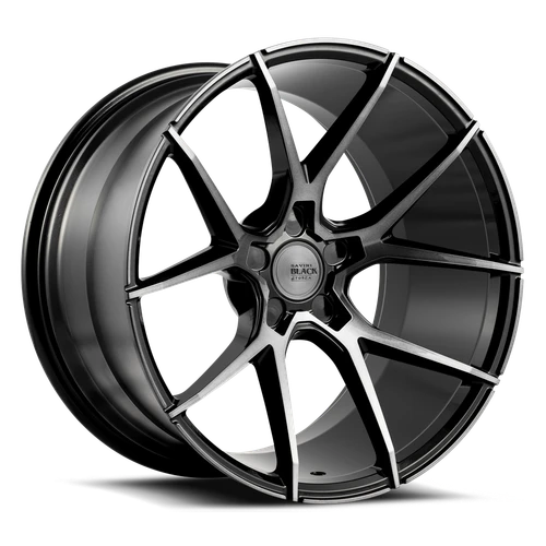 Savini BM14 Wheels Rims 19x8.5 5x114.3 Black W/ Double Dark Tint 35mm | BM14-19085545D3573