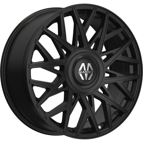 Massiv 101 Wheels Rims 20x8.5 5x114.3 5x120 Gloss Black 35mm | MAS101-2813B-FC