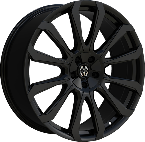 Massiv 929 Wheels Rims 22x9 5x114.3 5x127 Black 35mm | MAS929-22955B