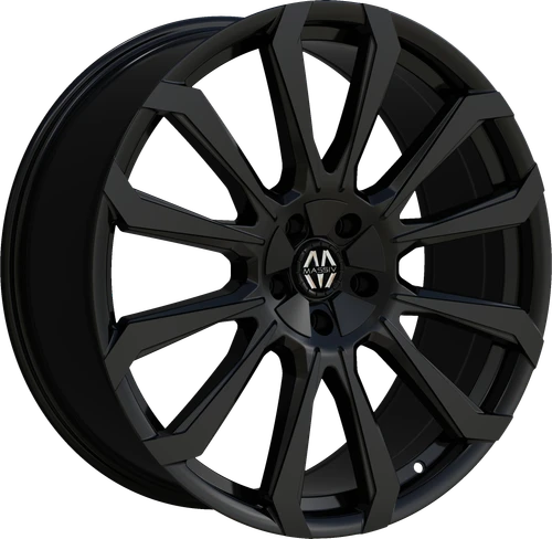 Massiv 929 Wheels Rims 20x8.5 5x108 5x114.3 Black 35mm | MAS929-2854B