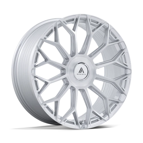 Asanti AB051 Envoy Wheels Rims 22x9 Blank Custom Drilled Gloss Silver w/ Brushed Face 20mm | AB051SR22900020