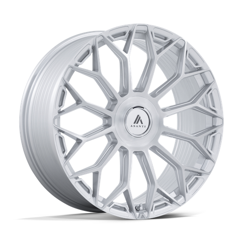 Asanti AB051 Envoy Wheels Rims 24x10 Blank Custom Drilled Gloss Silver w/ Brushed Face 20mm | AB051SR24100020