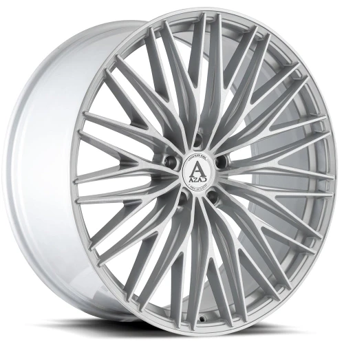 Azad AZFF03 Wheels Rims 22x9 5x112 Brushed Silver 35mm | AZFF032295112+35BR/S
