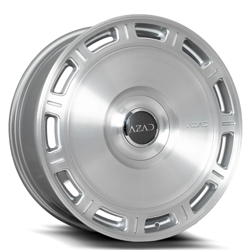 Azad AZV05 Wheels Rims 22x9 5x108 5x112 Brushed Silver 35mm | AZV052295108/112+35SBF
