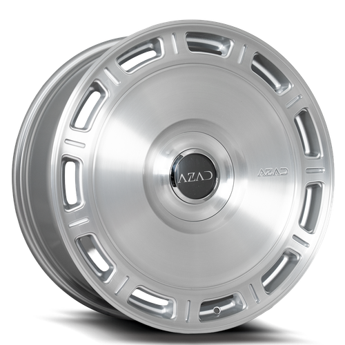 Azad AZV05 Wheels Rims 22x9 5x112 5x114.3 Brushed Silver 35mm | AZV052295112/114.3+35SBF