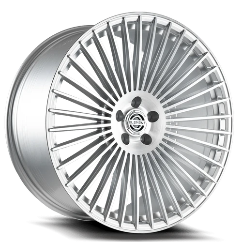 Element EL40 Wheels Rims 20x9 5x115 Brushed Silver 15mm | EL402095115+15BR/S