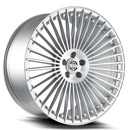 Element EL40 Wheels Rims 22x9 5x115 Brushed Silver 15mm | EL402295115+15BR/S