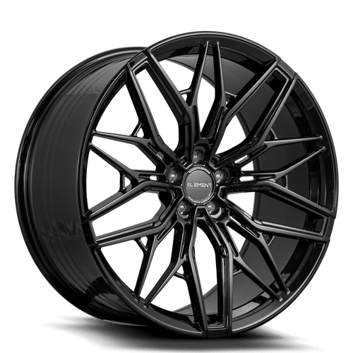 Element ELFF03 Wheels Rims 22x10.5 Blank Custom Drilled Gloss Black 20mm | ELFF0322105BLANK+20GLOSSBLACK