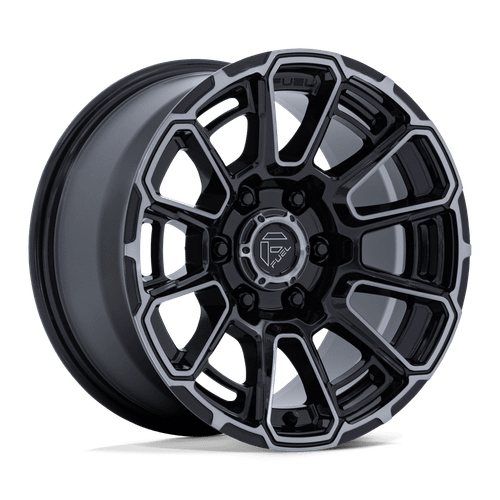 Fuel FC910 Foxhound Wheels Rims 17x9 6x139.7 Gloss Black w/ Dark Tinted Clear 1mm | FC910BT17906801