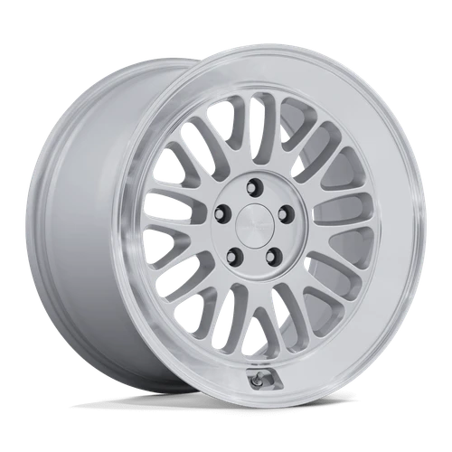 Rotiform RC214 SCP Wheels Rims 18x9.5 5x100 Gloss Silver w/ Diamond Cut Lip 38mm | RC214SE18955M38
