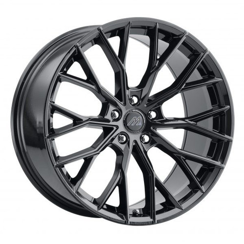 Mach MF.10 Wheels Rims 20x10 Blank Custom Drilled Gloss Black w/ Undercut 25mm | MF10-2010Z25FGLBL