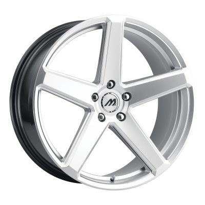 Mach MF.15 Wheels Rims 20x10.5 Blank Custom Drilled Arctic Silver w/ Machined Face 25mm | MF15-2015Z25FASMX