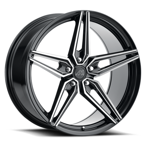 Mach MF.2 Wheels Rims 20x9 Blank Custom Drilled Gloss Black Machined 35mm | MF2-2090Z35FGBFX