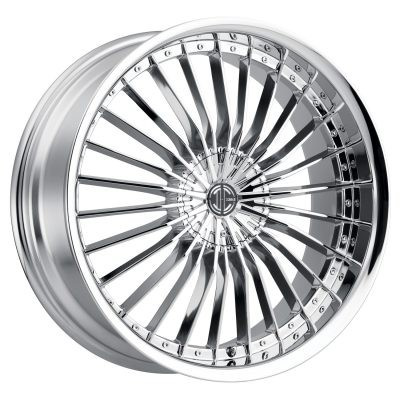 2Crave No.26 Wheels Rims 17x7.5 5x115 5x120 Chrome 15mm | N26-1775Q15FC
