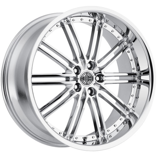 2Crave No.33 Wheels Rims 22x10.5 5x120 Chrome 38mm | N33-2215KK38JC