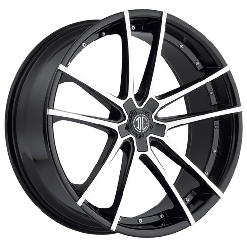 2Crave No.34 Wheels Rims 20x10 Blank Custom Drilled Gloss Black w/ Machined Face 42mm | N34-2010Z42JB