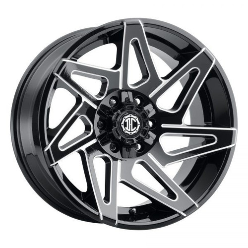 Xtreme NX-14 Wheels Rims 20x10 Blank Custom Drilled Midnight Black Milled -25mm | NX14-2010ZS-25PBX
