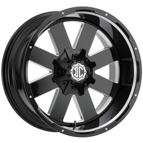 Xtreme NX-18 Wheels Rims 20x10 5x139.7 5x150 Midnight Black Milled With Undercut -25mm | NX18-2010TQ-25TBXG