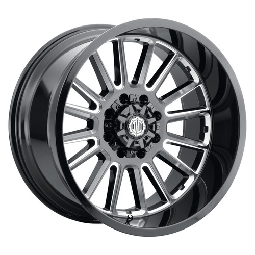 Xtreme NX-28 Wheels Rims 22x12 Blank Custom Drilled Midnight Black Milled -44mm | NX28-2212ZL-44XBX