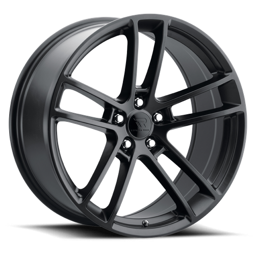 Replica Tech RT-2 Wheels Rims 20x9.5 5x115 Satin Black 15mm | RT2-2095HH15ESB