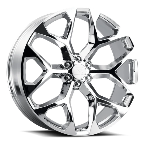 Replica Tech RT-8 Wheels Rims 22x9 6x135 Chrome 24mm | RT8-2290UU24PCH