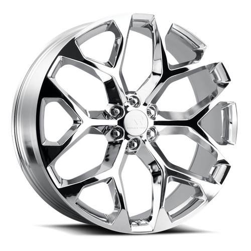 Replica Tech RT-8 Wheels Rims 24x10 6x139.7 Chrome 24mm | RT8-2410XX24LCH