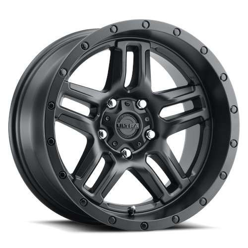 Ultra 258 Prowler Wheels Rims 17x8 5x100 Satin Black 30mm | EC 258-7880SB+30
