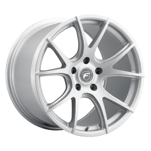 Forgestar CF5V Wheels Rims 18x12 5x120.65 Gloss Silver 50mm | F22582062P50