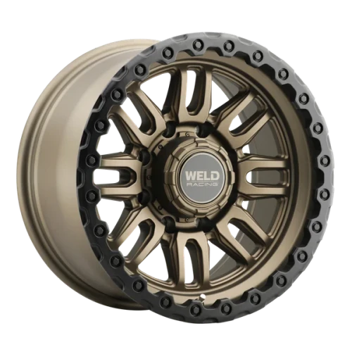 Weld Off-Road Swift Wheels Rims 17x9 8x165.1 Satin Bronze w/ Satin Black Ring -12mm | W18079082450