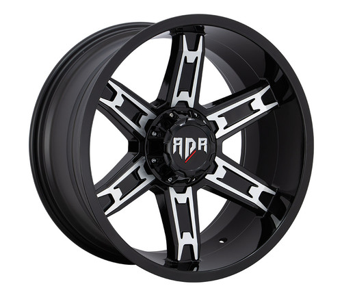 Red Dirt Road RD29-M Wheels Rims 20x10 6x135 6x139.7 Gloss Black w/ Machined Outline -18mm | WRDW029S32O39P077F031C28