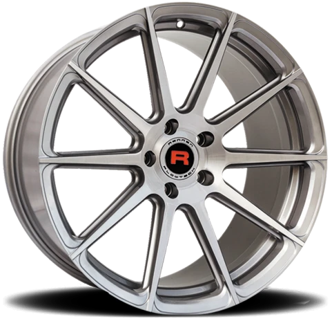 Rennen FT10 Wheels Rims 20x10.5 Blank Custom Drilled Silver Brushed 11mm | F1020105ZZ11HSXSXD