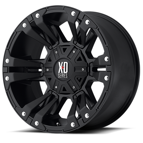 Xd Xd822 Monster Ii Wheel 17x9 6x135 & 6x139.7 Matte Black 18mm - FREE T-SHIRT INCLUDED! | XD82279067718