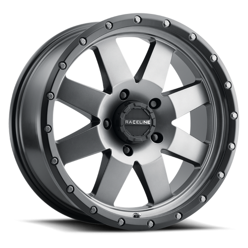 Raceline 935G Defender Wheels Rims 17x9 8x170 Gunmetal -12mm | 935G-79081-12