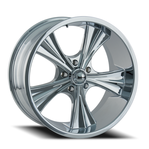 DOORBUSTER PRICING! - Ridler 651 Wheel 22x9.5 5x120 Chrome 18mm | 651-22912C18