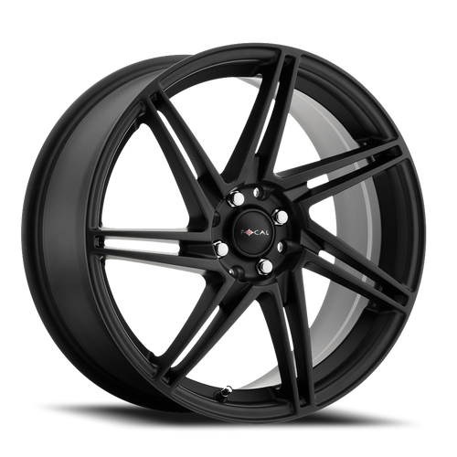 Focal 449Sb F-14 Wheel 16x7 4x100 & 4x108 Satin Black 40mm | 449-6701SB+40