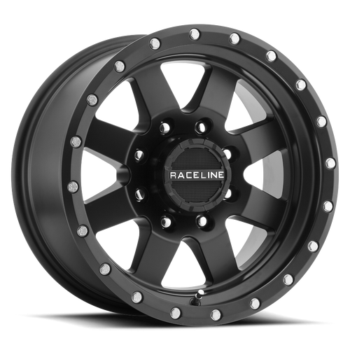 Raceline 935B Defender Wheels Rims 15x10 5x139.7 Satin Black -50mm | 935B-51055-50