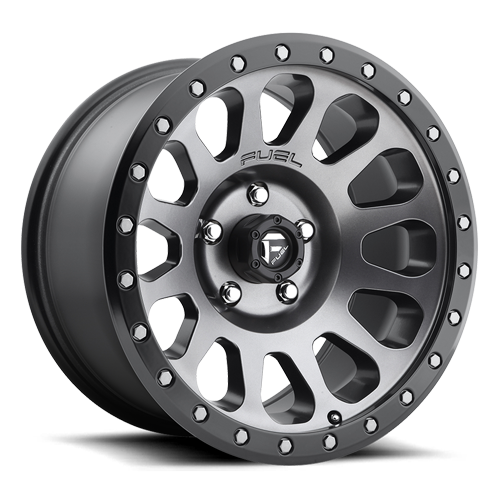 Fuel D601 Vector Wheel 18x9 8x165.1 Matte Gunmetal With Black Bead Ring 1mm - FREE T-SHIRT INCLUDED! | D60118908250