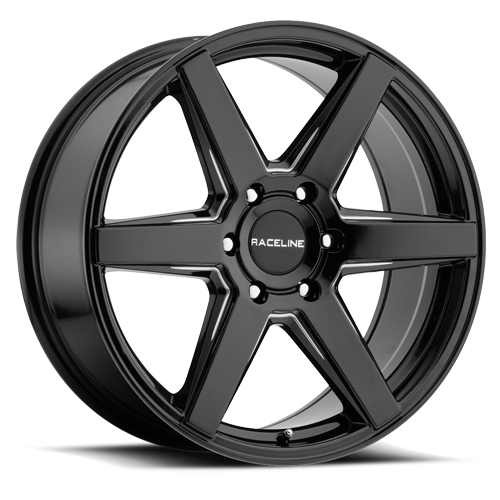 DOORBUSTER PRICING! - Raceline 156B Surge Wheel 22x9.5 6x139.7 Black Milled 35mm | 156B-229560+35