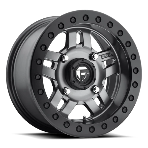 Fuel D918 Anza Beadlock Atv Utv Wheel 15x7 4x137 Matte Gunmetal 13mm | D9181570A643