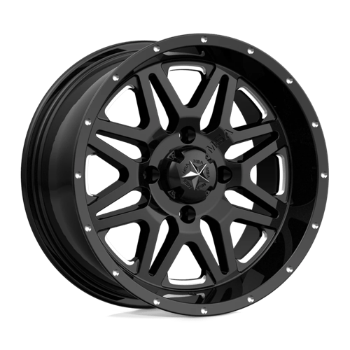 MSA Offroad UTV M26 Vibe 16x7 Gloss Black Wheels Rims 4x136 - 4x137 0 | M26-06737M