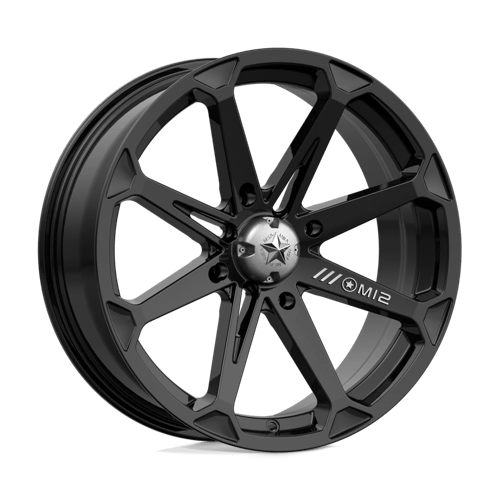 MSA Offroad UTV M12 Diesel 18x7 Gloss Black Wheels Rims 4x136 - 4x137 10 | M12-08737