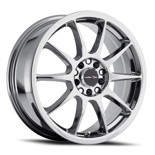 Vision Bane 425 Wheel 16x7 5x112 & 5x114.3 Chrome 38mm | 425-6720C38